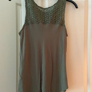 Olive Green Tank Top
